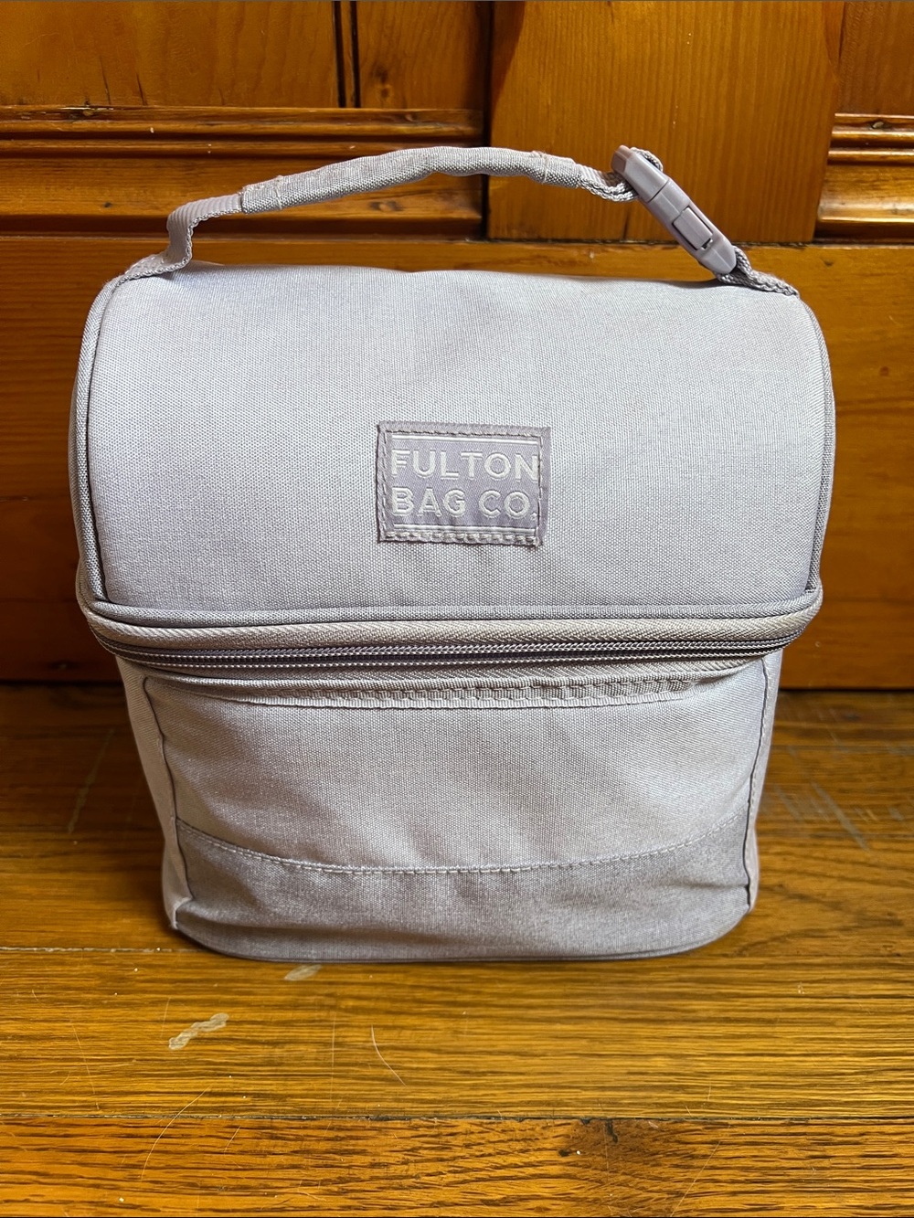 Lavender color Fulton Bag lunchbox